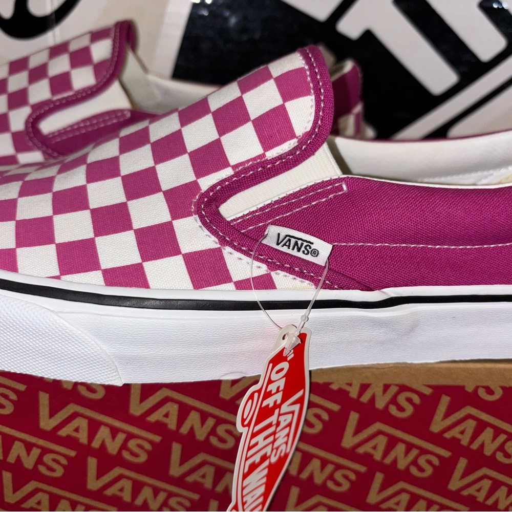 Vans Classic Slip On Checkers sz 11.5 Men’s 13.0 Women’s - Picture 10 of 12